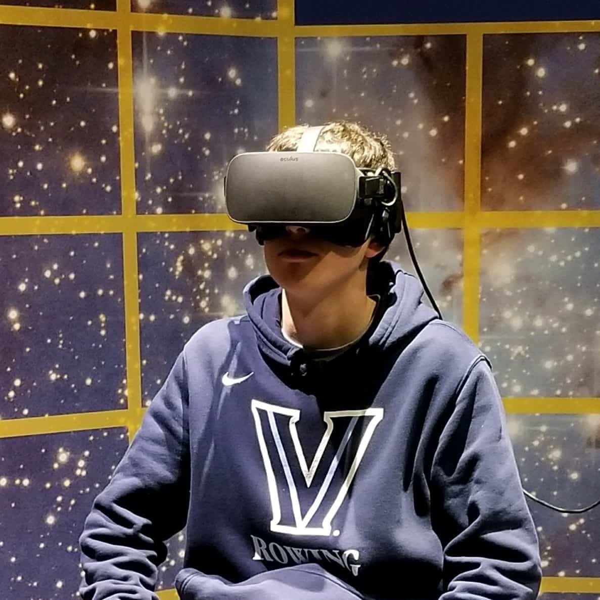 Zach with VR Goggles